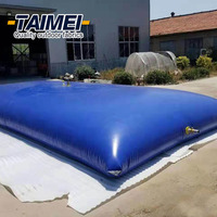 Réservoir d'eau gonflable en PVC, tissu en bâche PVC pour le stockage d'eau, réservoirs d'eau pliables