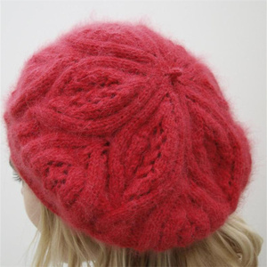 <span class=keywords><strong>Béret</strong></span> en tricot personnalisé OEM pour <span class=keywords><strong>femme</strong></span>, 100 % laine, <span class=keywords><strong>béret</strong></span> ajouré pour <span class=keywords><strong>femme</strong></span>, idéal pour l'automne et l'hiver - Product Image 6