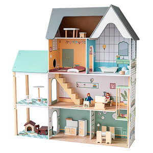 <span class=keywords><strong>Casa</strong></span> <span class=keywords><strong>de</strong></span> <span class=keywords><strong>muñecas</strong></span> en miniatura <span class=keywords><strong>de</strong></span> madera, juegos <span class=keywords><strong>de</strong></span> <span class=keywords><strong>casa</strong></span> para niños con material seguro y apariencia bonita - Product Image 3