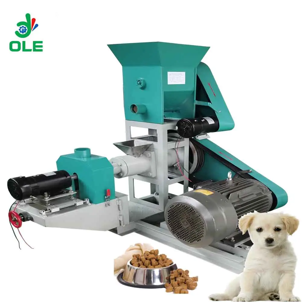 120 Kg/u Hond Kattenvoer Maken Machine Droge Huisdiervoeder Verwerking Machine Professionele Hondenvoer Pellet Maken Machine