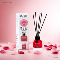Diffuseur de parfum d'ambiance Loris Rose et Bois de Santal 120ml – Vente en gros pour la maison