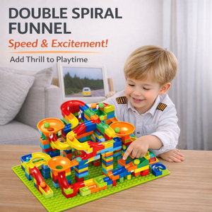 Offre Spéciale : Circuit <span class=keywords><strong>de</strong></span> <span class=keywords><strong>Billes</strong></span> en Marbre 336 Pièces – Jouet <span class=keywords><strong>de</strong></span> Construction DIY, Labyrinthe Roulant, Blocs Éducatifs pour Enfants - Product Image 4