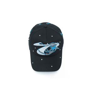 Mới đến da lộn 5 bảng G5 tùy chỉnh 3D thêu ngọn lửa thô lỗ Mũ Rhinestone pha lê innedit Rico Mũ bóng chày mũ râu - Product Image 3