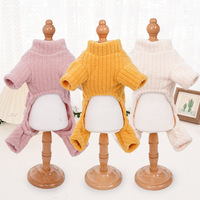Vêtements d'hiver épais et chauds pour chiens et chats, tenues quatre pattes pour animaux de compagnie, Teddy, Corgi, vente en gros du fabricant