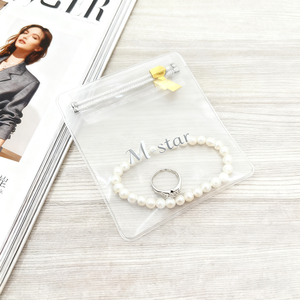 Chất Lượng Cao Tùy Chỉnh Rõ Ràng Nhựa <span class=keywords><strong>Ziplock</strong></span> Túi Với Dây Kéo Frosted Kín Bao Bì Pouch Đối Với Đồ Trang Sức Thủ Công Mỹ Nghệ - Product Image 4