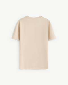 T-shirt formel à manches courtes pour homme, tricot uni, 100% coton, coupe classique, doux et respirant, par Routine Vietnam - Product Image 2