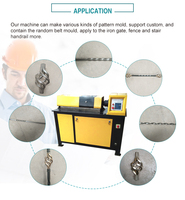 Nouvelle machine de forgeage à froid à moteur efficace de machine de torsion de forgeron facile à utiliser pour la couleur noire du métal et de la métallurgie