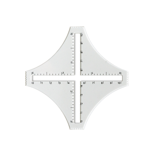 BEN YEDD Compteur de mailles en plastique transparent, calculateur de points, règle, accessoire de couture - Product Image 1