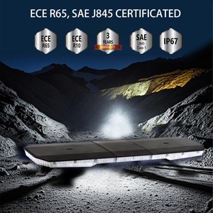 <span class=keywords><strong>Feux</strong></span> de <span class=keywords><strong>signalisation</strong></span> LED ambre Sumbexauto Beacon, barre lumineuse de 46 pouces avec lentille en polycarbonate, lumière universelle pour véhicule automobile, 12/24V, QC bien formé - Product Image 2