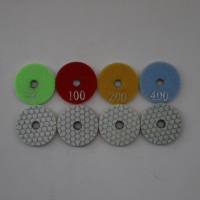 Disques de polissage diamantés secs alvéolés de 50 mm (2 pouces) pour le polissage des bords de granit, marbre, carrelage en porcelaine, mini polisseuse d'angle