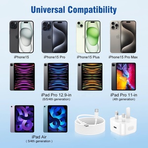 <span class=keywords><strong>IPhone</strong></span> 16 15 USB sạc khối với Type-C Cáp Anh cắm PD 20W nhanh chóng sạc tường Sạc adapter cho <span class=keywords><strong>Iphone</strong></span> 16/15 <span class=keywords><strong>iPad</strong></span> macbook - Product Image 6