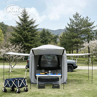 Tente de camping portable Kawagebo Kamp (KK) pour hayon de SUV, installation facile, abri pop-up, auvent, gazebo