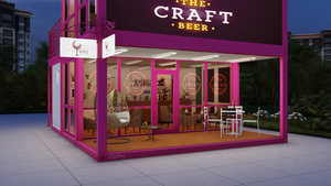 Conteneur maritime préfabriqué modifié de 20 et 40 pieds en promotion : café, restaurant, bar mobile - Product Image 3