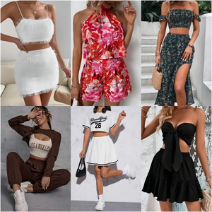 Vêtements d'occasion en gros pour femmes <span class=keywords><strong>2026</strong></span> pour fournisseurs : lots de tops et robes neufs, assortiment mixte, balles de vêtements usagés, vêtements de <span class=keywords><strong>stock</strong></span> avec étiquettes coupées - Product Image 5