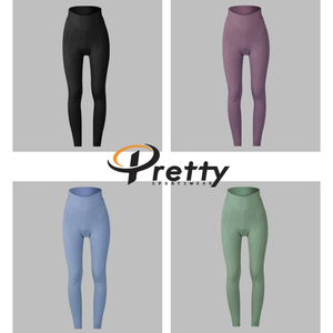 <span class=keywords><strong>Pantaloni</strong></span> da ciclismo taglie forti a vita alta Leggings da <span class=keywords><strong>donna</strong></span> sollevano <span class=keywords><strong>pantaloni</strong></span> da bici da corsa aderenti alla anca - Product Image 5