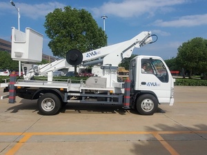 Plateforme élévatrice télescopique montée sur véhicule JAC Pickup de 22 mètres, nacelle élévatrice isolée nouvelle génération. - Product Image 3