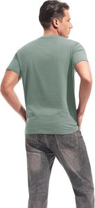 Camisetas impresas logotipo personalizado de buena calidad para hombres MOQ bajo precio barato camisetas para hombres Color sólido - Product Image 6
