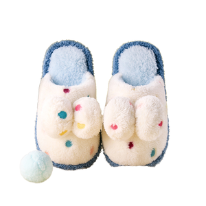 Chaussons d'intérieur chauds et décontractés pour garçons et filles de 7 à 12 mois, mignons, pour la maison et la chambre, motif animalier, antidérapants - Product Image 1