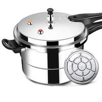 Cuisinière à gaz multifonctionnelle 6L 5 10 litres en aluminium antidéflagrant Pot de cuisson à haute pression de vapeur Grande capacité