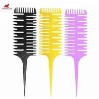 YOUXIN RTS Lot mixte en gros Peigne de salon large réglable en forme d'arête de poisson, en plastique, résistant à la chaleur, pour la coloration et le tressage