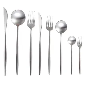 high quality silver flatware cutipol 18/10 stainless steel cutlery set dinner spoon table fork knife tea spoon cutipol flatware