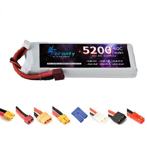 2S 7.4V 5200mAh 60C แบตเตอรี่พร้อมปลั๊ก XT60/XT90/T สำหรับโดรนแข่ง RC ควอดคอปเตอร์อะไหล่ชาร์จได้ - Product Image 1