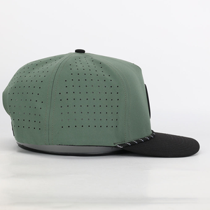 Gorra de Golf Personalizada con Logotipo, 5 Paneles, Parche de Goma, Cierre a Presión, Impermeable, Gorra de Béisbol con Cuerda para Exteriores, Ajustable - Product Image 2