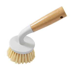 Cepillo para lavar platos de bambú con mango largo y corto, herramienta de limpieza de cocina antiarañazos para ollas, frutas y verduras - Product Image 5