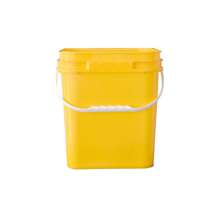 Robuuste, voedselveilige, duurzame, witte, stapelbare kunststof emmers voor gefrituurde kip en melk, met luchtdichte deksel - Product Image 2