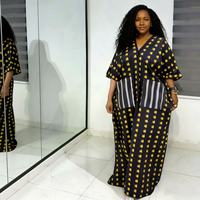 Robe imprimée ample à pois, style européen et américain, tendance, pour femme, grande taille, nouvelle collection été 2026