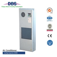 Climatiseur de refroidissement d'armoire de télécom 48VDC 2000W 6800BTU climatiseur d'armoire de cc