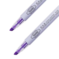 Deli Surligneur S731 Vente en gros de stylos marqueurs de vente directe 6 couleurs Lèvres polyvalentes pour enfants et bureau