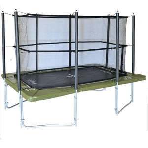 <span class=keywords><strong>Trampoline</strong></span> d'extérieur OEM avec filet <span class=keywords><strong>de</strong></span> protection, rebond élevé, cadre en acier allié PVC polypropylène pour la cour - Product Image 1