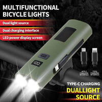 Mini luz de trabajo LED Ultra brillante 400LM linterna LED, magnético, Camping, senderismo, COB LED, Banco de energía, soporte para bicicleta