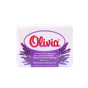 Savon en barre multi-usages à la lavande pour le linge, les surfaces, les chaussures et le lavage des mains 4 × 160 g 640 g Olivia - Product Image 2