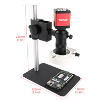 Microscopios Digitales para Reparación de Móviles con Cámara, Nuevo Diseño, Lente 130X, Alta Calidad, 13MP HD, Puerto VGA, Luz LED