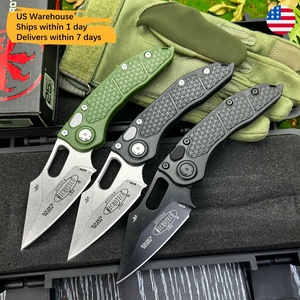 Couteau pliant tactique Mh Stitch D2 Blade, personnalisable OEM, manche ABS, stock US, livraison en 3 jours - Product Image 1