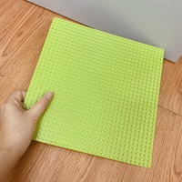 Baseplate blok bangunan partikel kecil 32X32 Baseplate adegan pembuatan Pixel seni latar belakang dinding kompatibel 3811 tampilan hobi