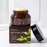 Crème Visage Anti-Acné à Logo Personnalisé Soin de la Peau Acide Salicylique Extrait d'Aloès Hydratante Tous Types de Peau Produit Cosmétique