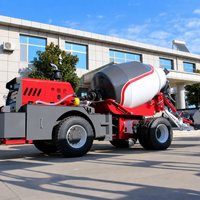 Camion malaxeur à béton autochargeur de Chine, mini malaxeur à béton hydraulique autochargeur facile à utiliser