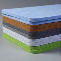Surface douce au toucher Finition texturée moderne Matériau décoratif Panneaux acoustiques PET Coupe libre Processus CNC Style de conception bricolage