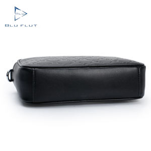 Bal Manent, gran oferta, bandolera de piel de vaca negra personalizada para hombre, bandolera con logotipo en relieve, bolsos de hombro de cuero Vintage para hombre - Product Image 4