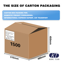 Kangtian Fabrication MDF Feuille Aspirateur Cassonato Isolation Sonore Étanche 1500m3/Heure Ventilateur d'Échappement Centrifuge Industriel Boîte