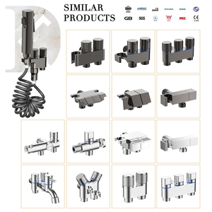 Premium Double Control Angle Valve G1/2 Bathroom Toilet <strong>Bidet</strong> <strong>Sprayers</strong> Valve with Brass Cartridge - Product Image 5