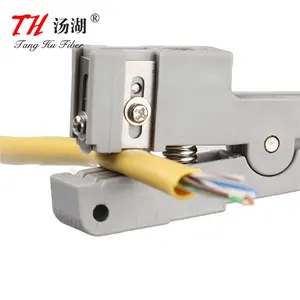 45-165 Dénudeur de câble coaxial à fibre optique de fabriqué en Chine Boîte de 10 couleurs Équipement à fibre optique gris Stylo polyvalent 18g 1 an