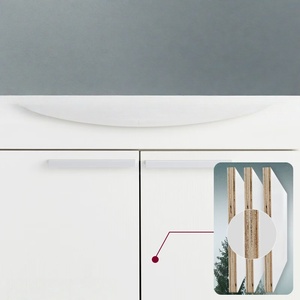 New big belly basin smart bathroom cabinet ceramic integrated basin wash basin cabinet balcony cabinet - Product Image 4