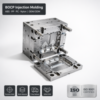 Service de moulage par injection ABS OEM BOCP, outillage de moule plastique de précision personnalisé, usinage CNC, usine de pièces industrielles