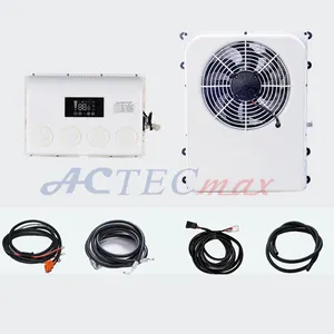 500/2200W DC 24V Battery Powered Tractor Cab Truck Sleeper Parking Air Conditioner Electric RV Parking Cooler For Car AC.161.078