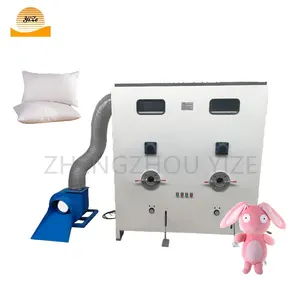 Teddy Bear Making Cushion Filling Microfiber Pillow Filling Machine Vertical Polyester Fiber Stuffing Machines For Stuffed Toys