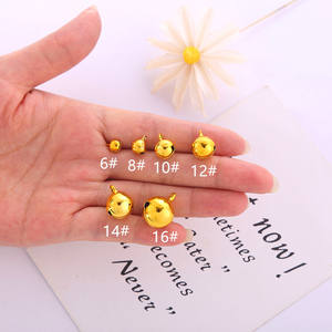 6mm 8MM 16MM 18mm oro cobre perro gato mascota Collar campanas fiesta vacaciones adornos colgantes campanas Navidad <span class=keywords><strong>Jingle</strong></span> Bells - Product Image 5
